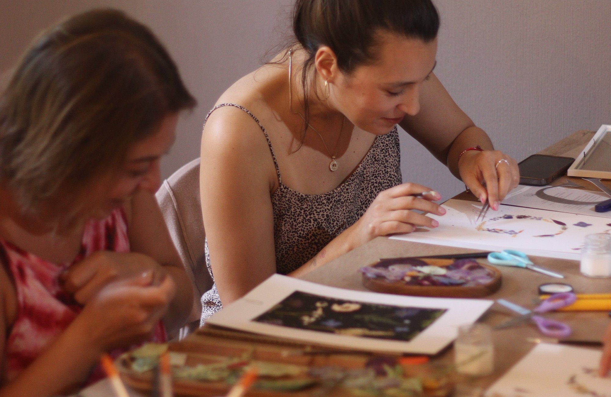 Taller de composición botánica de Floriverso